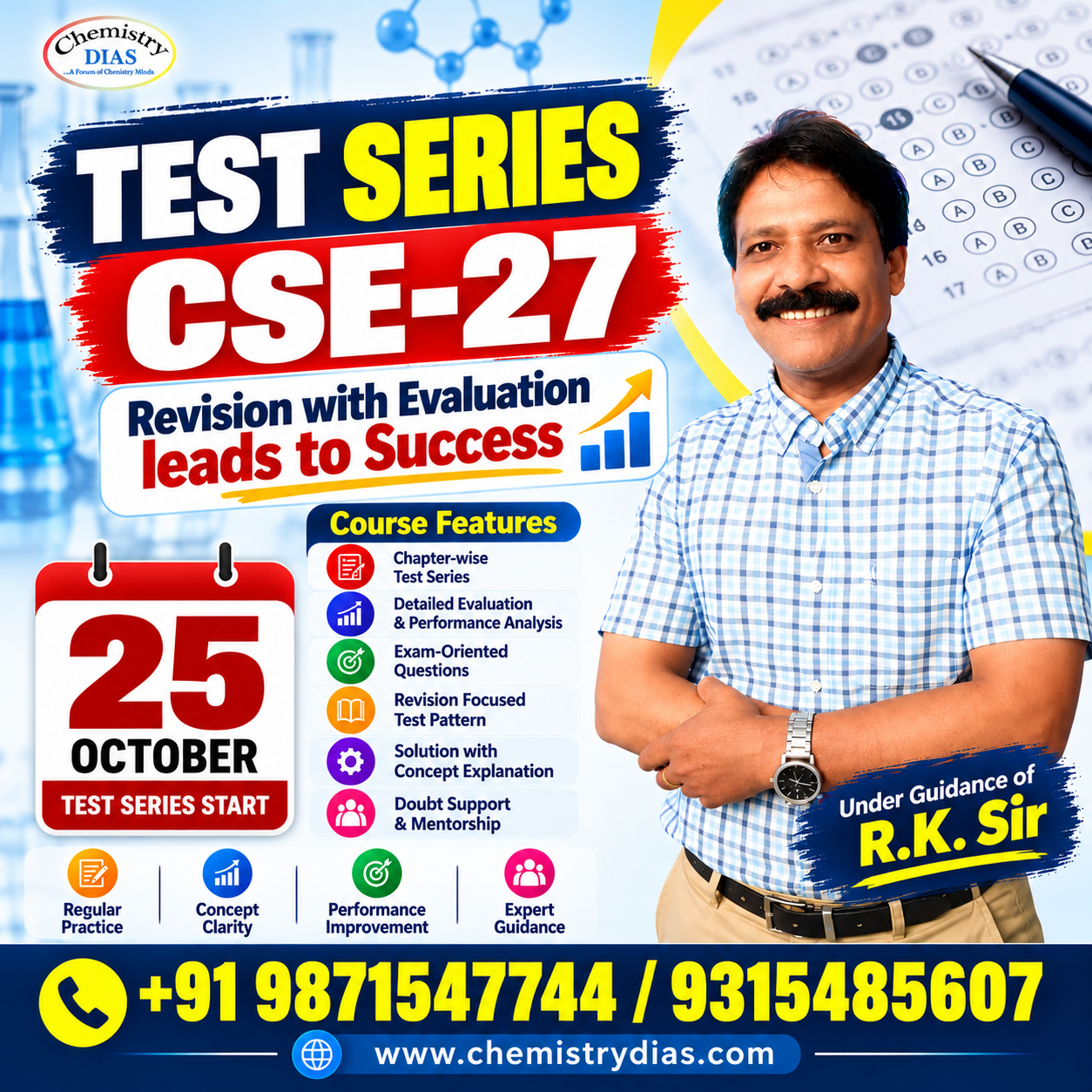 Chemistry Test Series Promotion