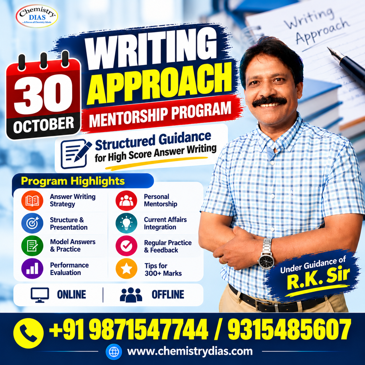 Chemistry Writing Approach Mentorship Poster